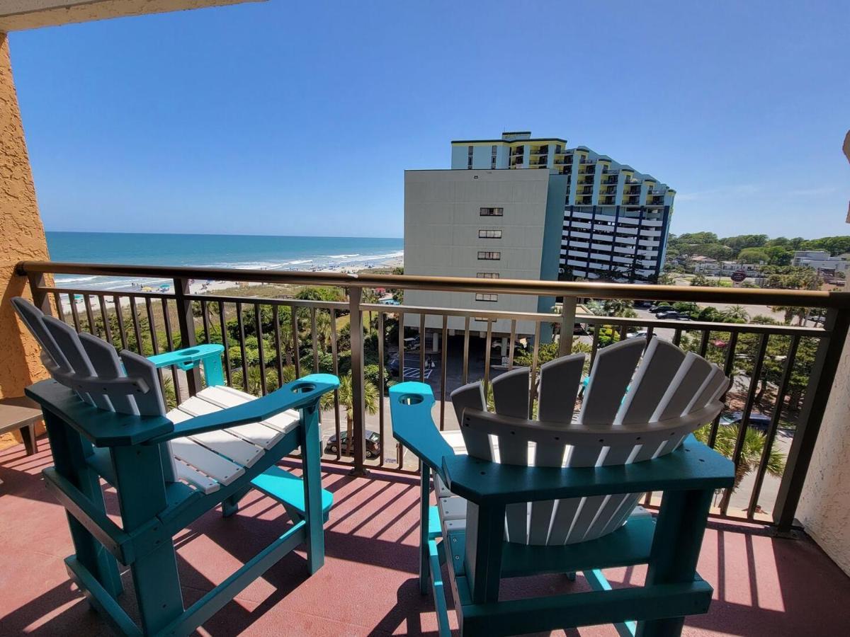 Ocean View King Suite With Modern Decor And Accents - Caravelle Resort 605 Sleeps 4 Guests Myrtle Beach Extérieur photo
